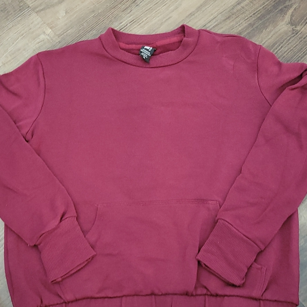 Athleta sweatshirt (burgundy)